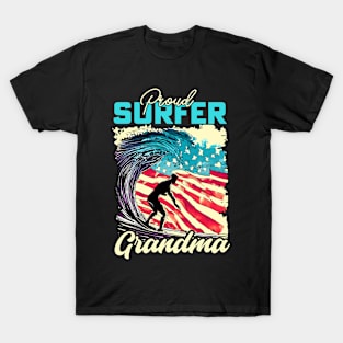 Proud Surfer Grandma T-Shirt